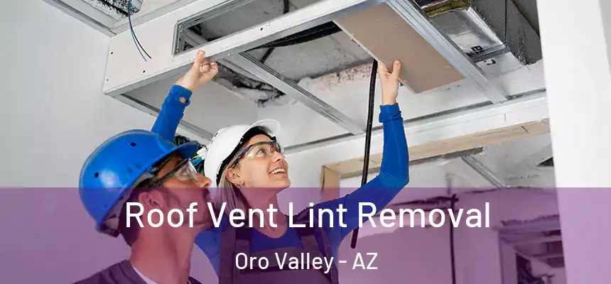 Roof Vent Lint Removal Oro Valley - AZ